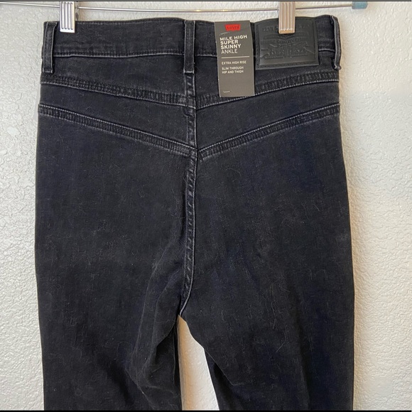 Levi and Free People Mile High Skinny Ankle Booty Jean Aces High 27 - Picture 4 of 7